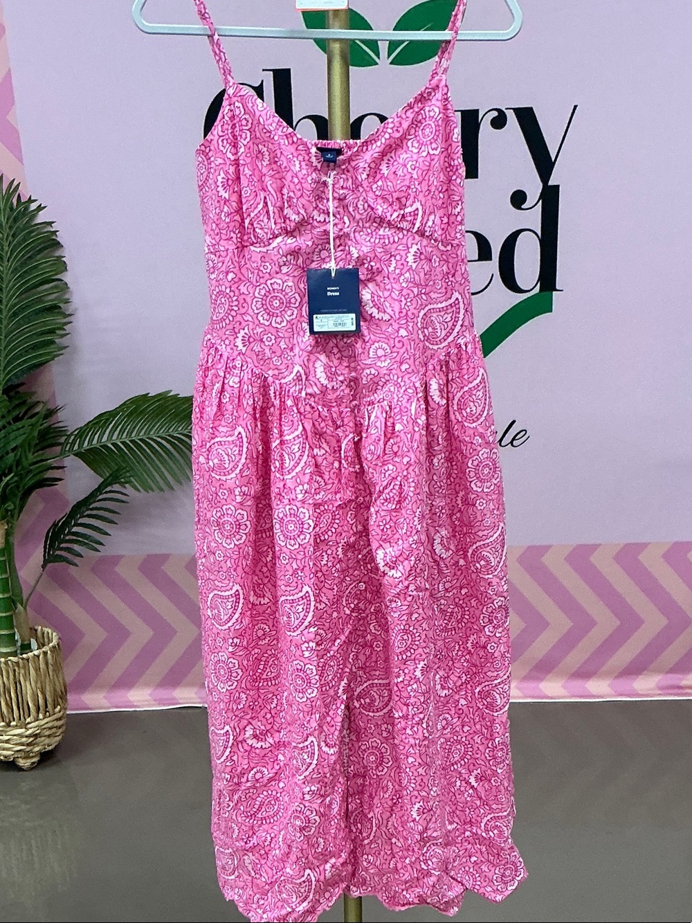 Roller Rabbit Pink Paisley Sun Dress